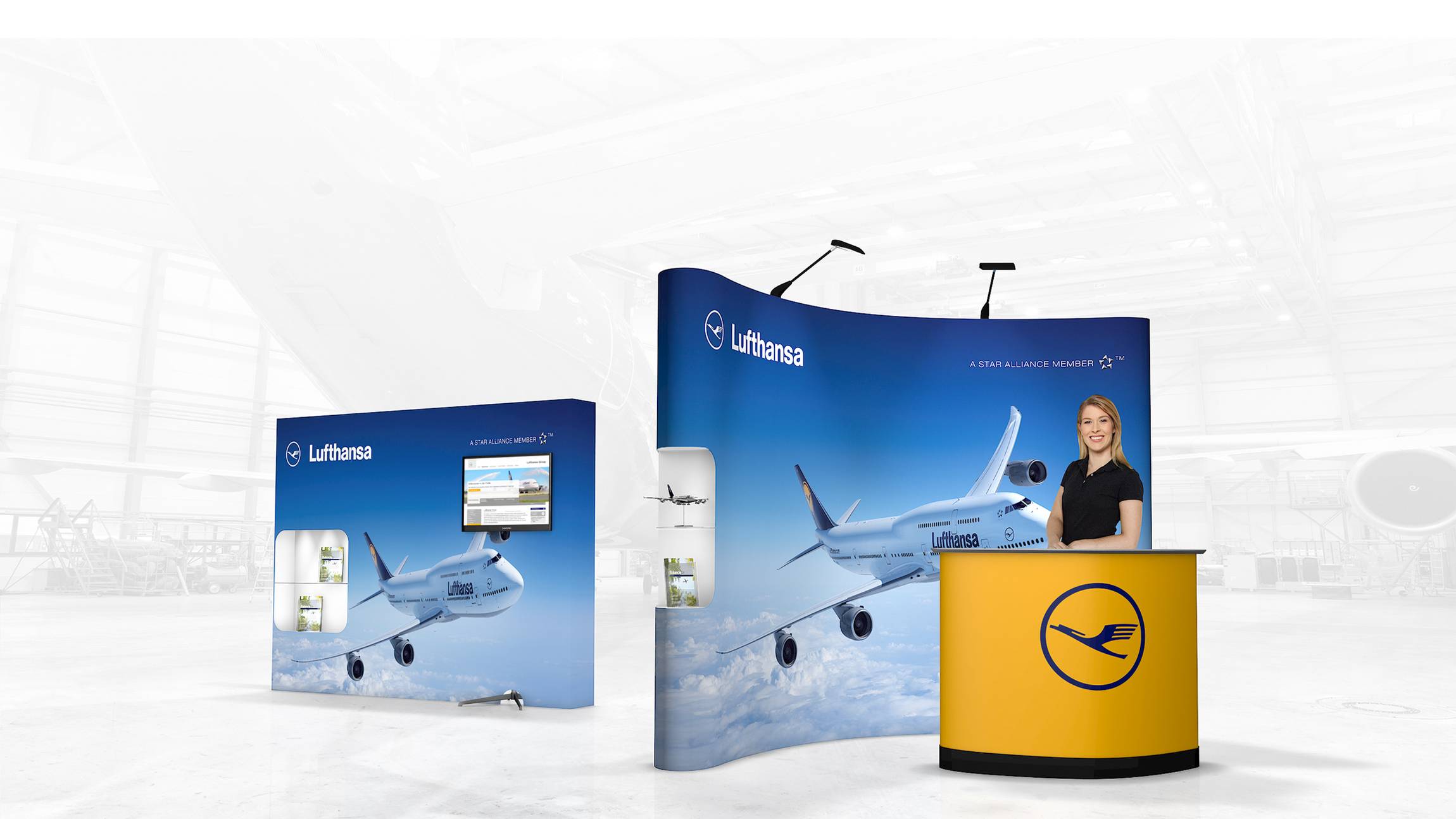 Expand 2000 Messestand PopUp Display System