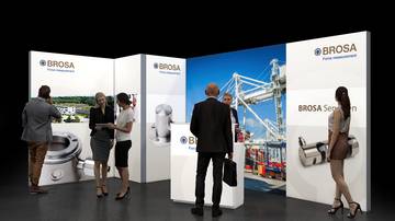 LightWall EXPO Beispiel Messestand isyWALL 120 LED | EXPO broas AG