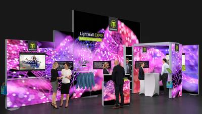 ~replace-keyword~~LightWall EXPO~~ modulares Messebau System mit Power-LED Beleuchtung