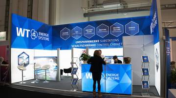 LightWall EXPO Beispiel Messestand isyWALL 120 LED | EXPO WT Energiesysteme
