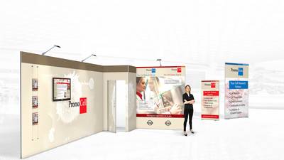 ~replace-keyword~~IsoFabric~~ Messestand System mit Textilbespannung