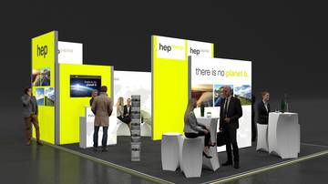 LightWall EXPO Beispiel Messestand isyWALL 120 LED | EXPO HEP GmbH